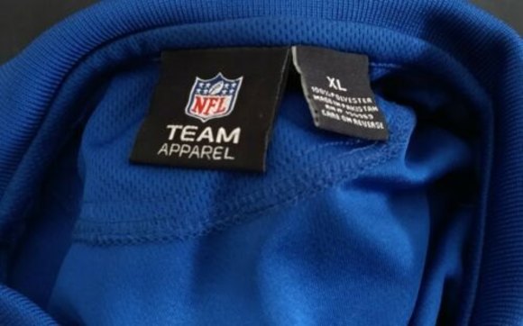 Men's NFL New York Giants Short Sleeve Blue Polo Shirt XL - Picture 3 of 3